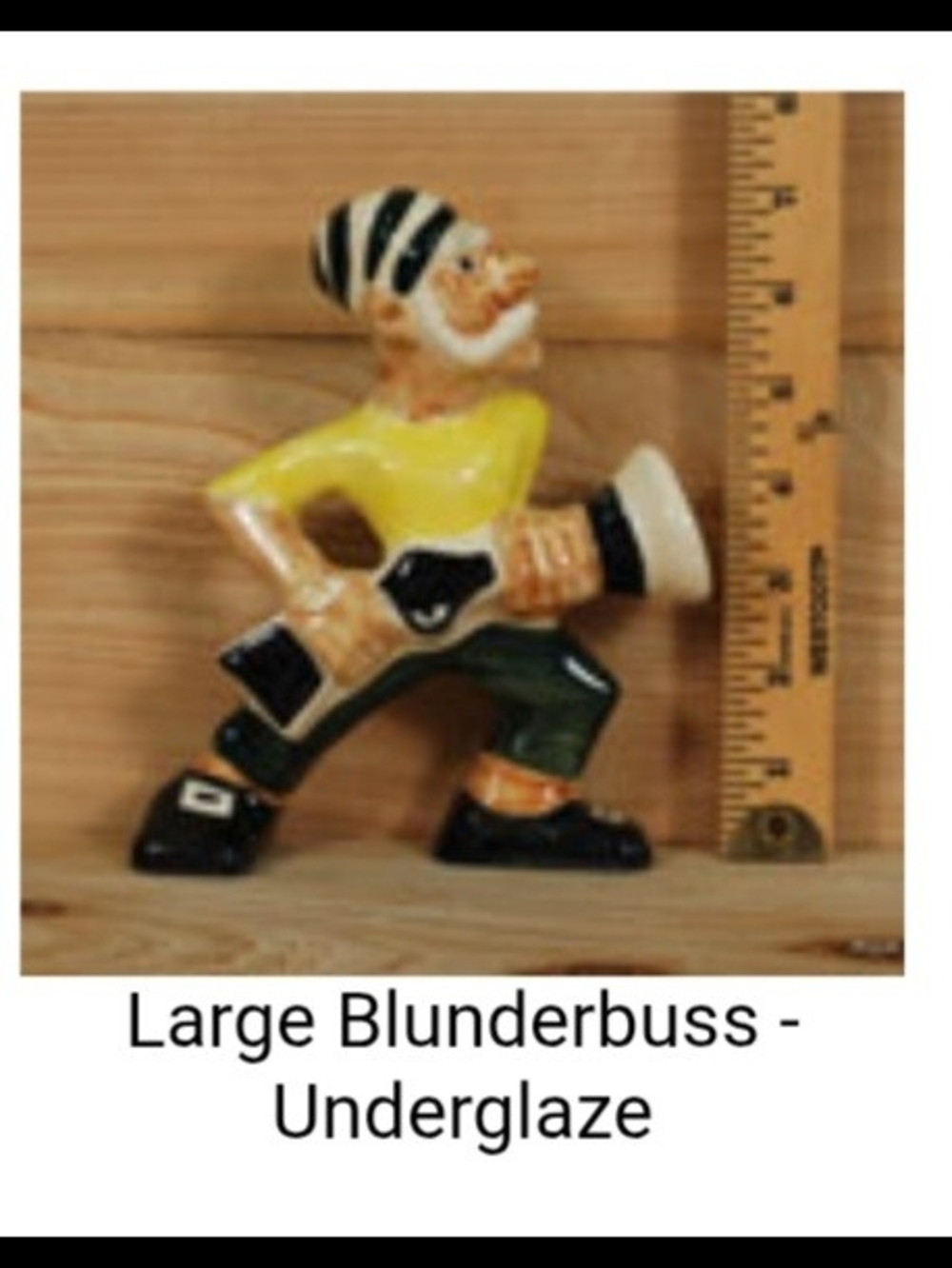 Walter Inglis Anderson Ceramic Sailor Figurine - Blunderbuss